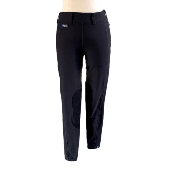 Irideon equestrian riding wear sz medium black tights NWT - Picture 1 of 11